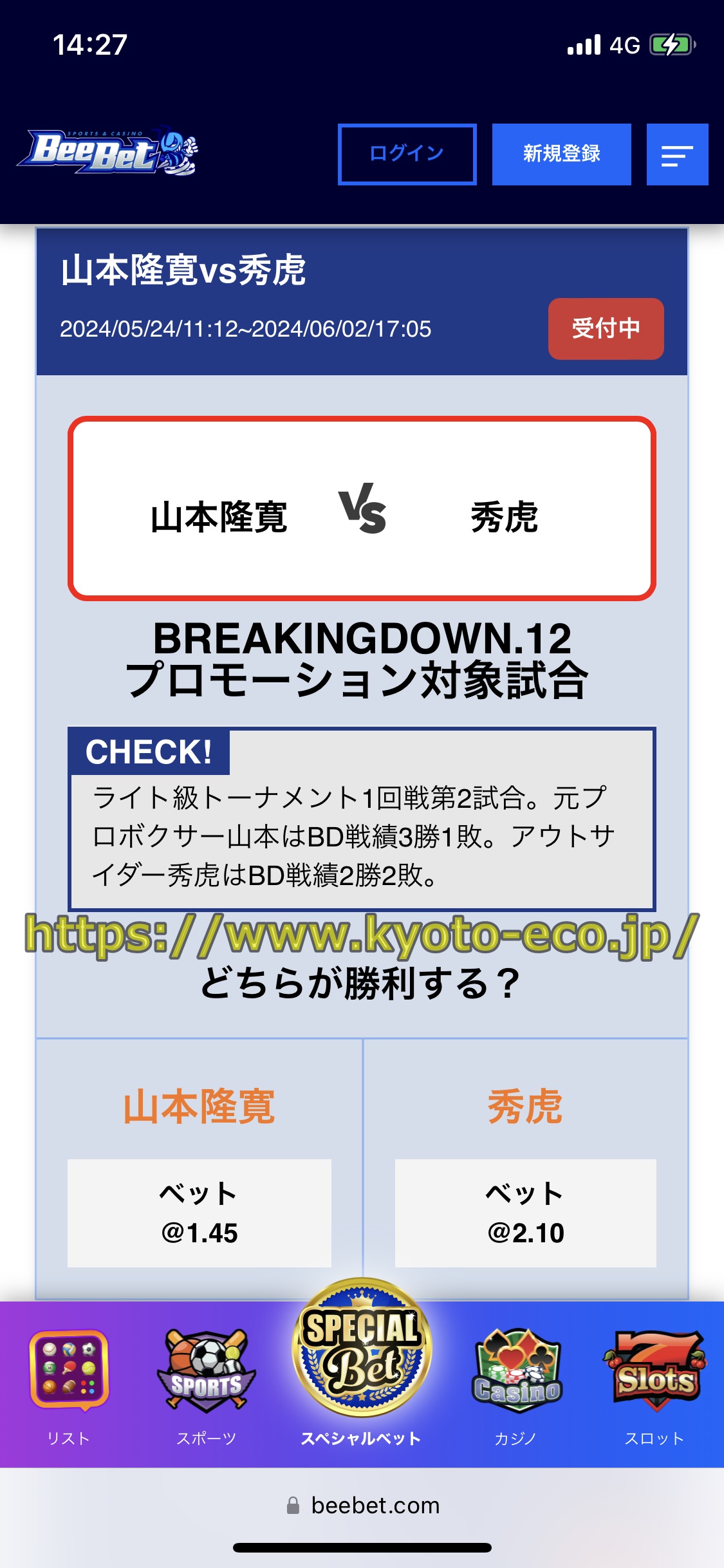 ブレイキングダウン