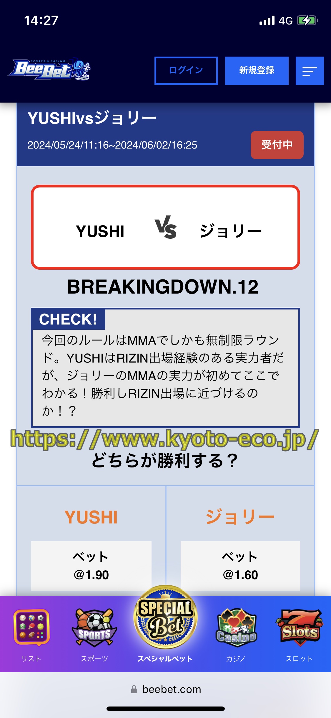 ブレイキングダウン
