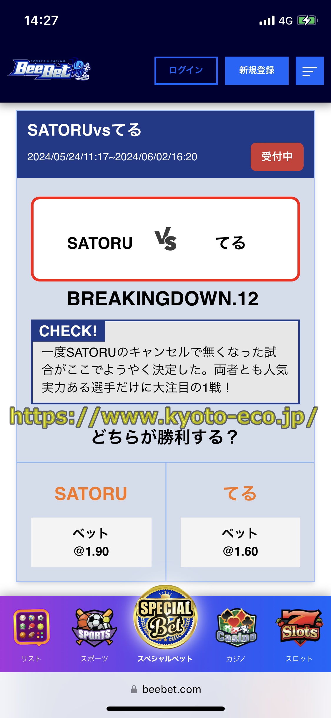ブレイキングダウン